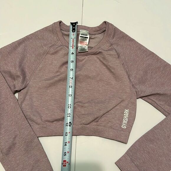 Gymshark women’s crop long sleeve lilac purple color size M - Picture 8 of 8